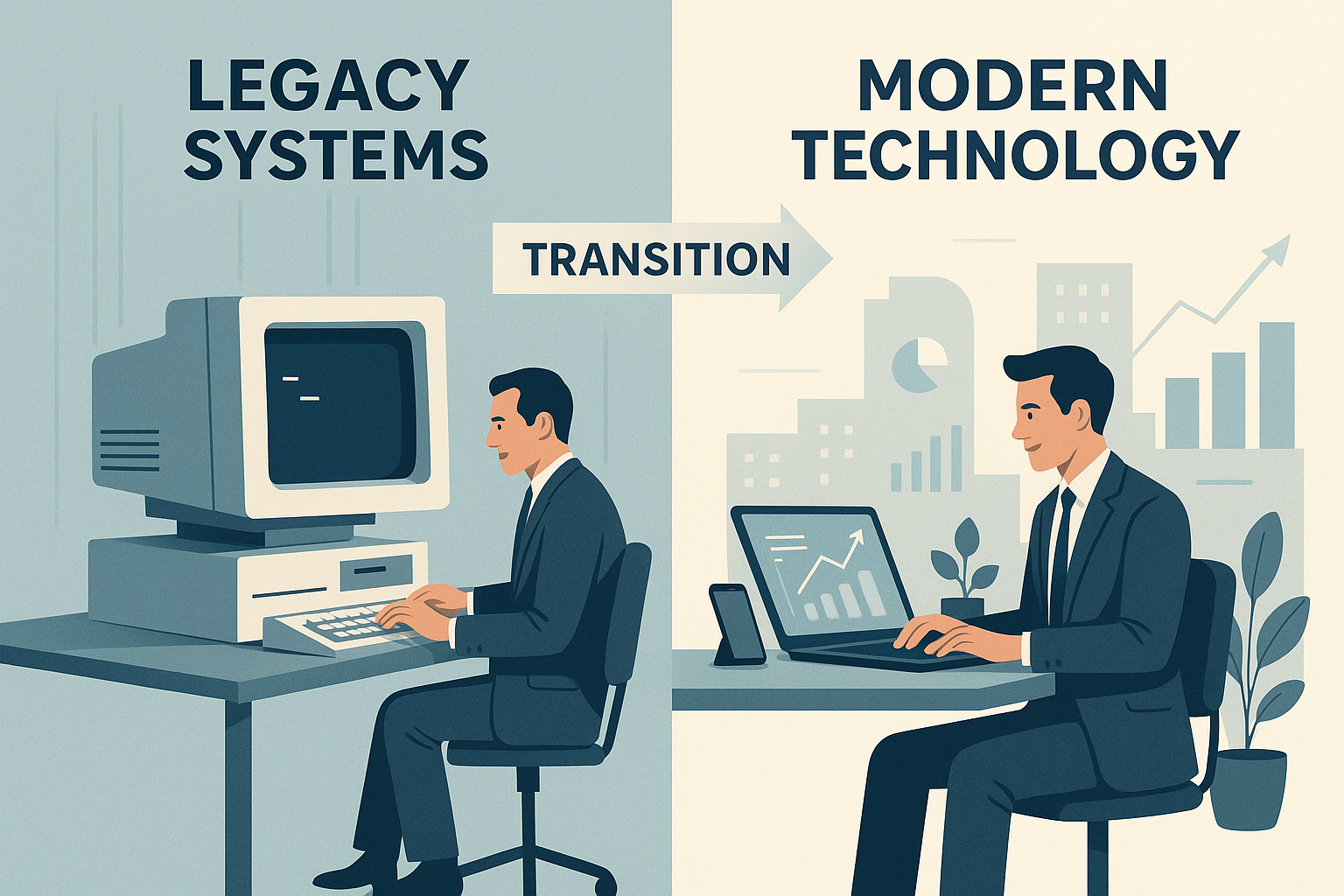 Organizations Transitioning From Legacy Systems to Modern Solutions